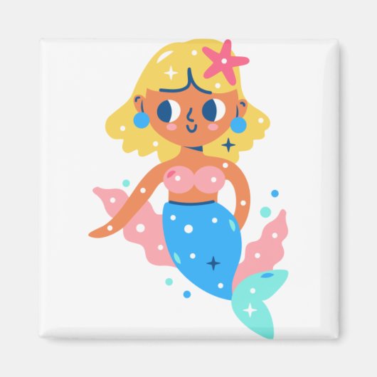 人魚の妖精 マグネット (正面)