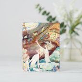 人魚の姉妹と船 ポストカード (スタンド正面)