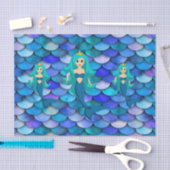 人魚の姫君は青と紫はかりで測 薄葉紙 (クラフト)