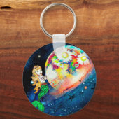 人魚の宇宙 キーホルダー (正面)