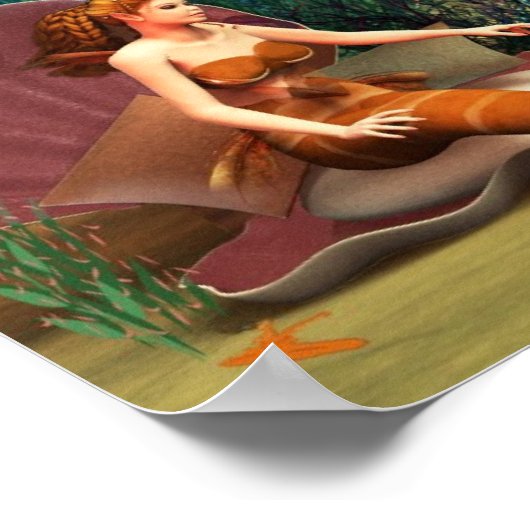 人魚の宝物 ポスター (角)