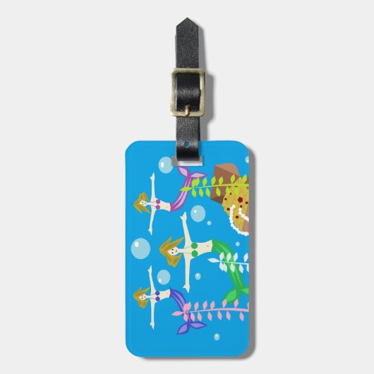 人魚の宝物 ラゲッジタグ (正面縦)