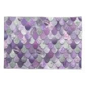 人魚の寝具、人魚の枕箱の紫色 枕カバー (裏面)