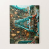 人魚の寝室 コーラルコーブ ファンタジーシーン ジグソーパズル (縦)