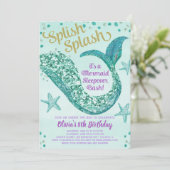 人魚の寝返り誕生日パーティー 招待状 (スタンド正面)
