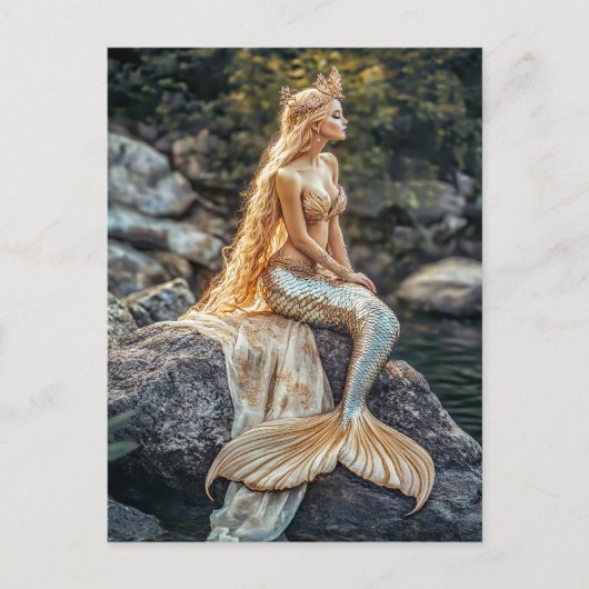 人魚の小さなシーン ポストカード (正面)