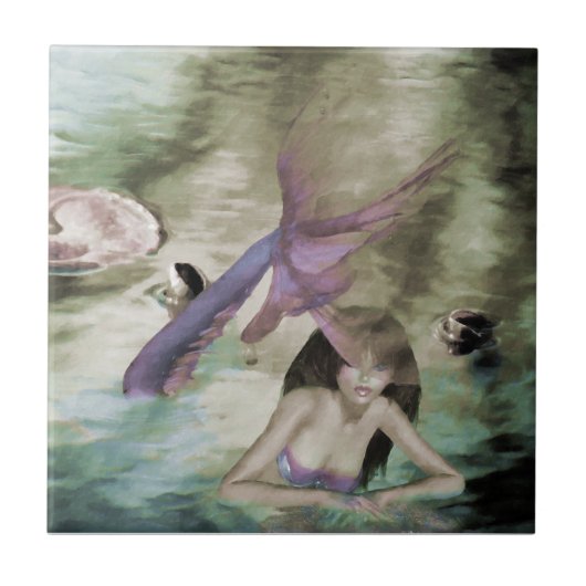 人魚の小さなタイル タイル (正面)