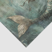 人魚の小さなデコパージュ 薄葉紙 (詳細)