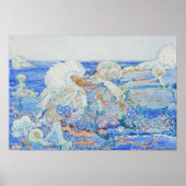 人魚の小さな女の子 – 人魚遊の波の中 ポスター (正面)