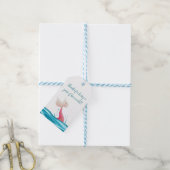 人魚の小さな航海の赤ちゃんシャワー ギフトタグ (より糸付き)