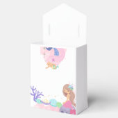 人魚の小さな赤ちゃんシャワーお願いボックス フェイバーボックス (オープン)