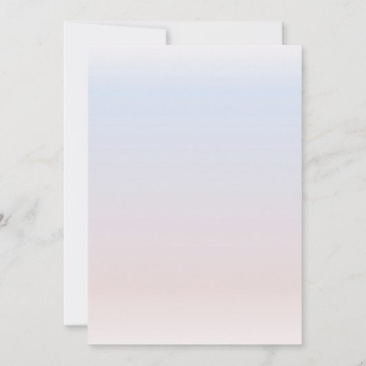 人魚の小さな赤ちゃんシャワー人魚パーティー 招待状 (裏面)