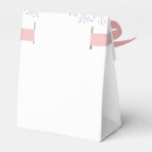 人魚の小さな魔法の赤ちゃんシャワー フェイバーボックス (裏面サイド)