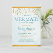 人魚の小娘が赤ん坊のシャワーを浴びる 招待状 (スタンド正面)