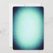 人魚の尾とゴールドハートのブライダルシャワー 招待状 (裏面)