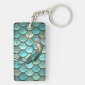 人魚の尾の人魚はかりで測 キーホルダー (裏面)