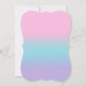 人魚の尾の招待状 招待状 (裏面)