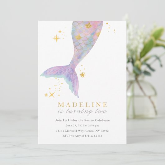 人魚の尾の招待状 招待状 (スタンド正面)