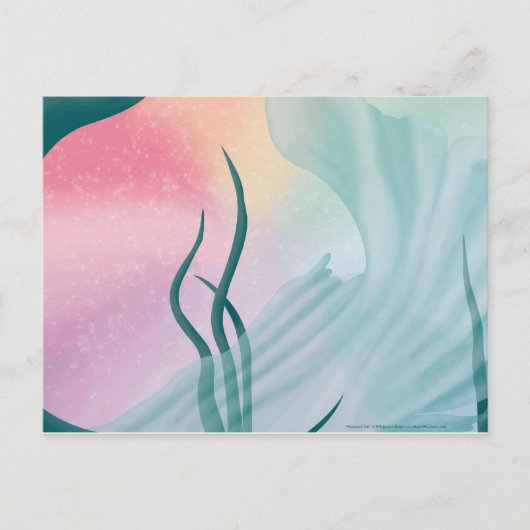 人魚の尾郵便はがき ポストカード (正面)