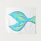 人魚の尾 タペストリー (正面(横))