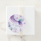 人魚の尾 紫 誕生日 ありがとう フェイバータグ (インサイチュ)