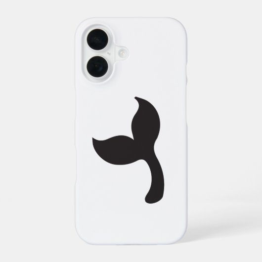 人魚の尾 iPhone 16ケース (裏面)