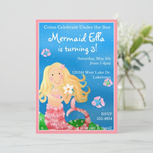 人魚の庭の招待状 招待状 (スタンド正面)