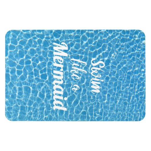 人魚の引用文のように泳ぐ マグネット (横)