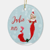 人魚の恋人ホリデー　クリスマス・バブルズ セラミックオーナメント (左)