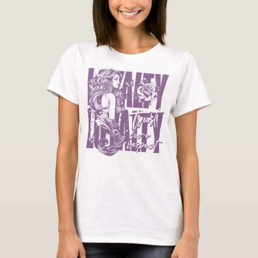 人魚の愛の引用 Tシャツ (正面)