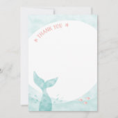人魚の感謝カード 招待状 (正面)