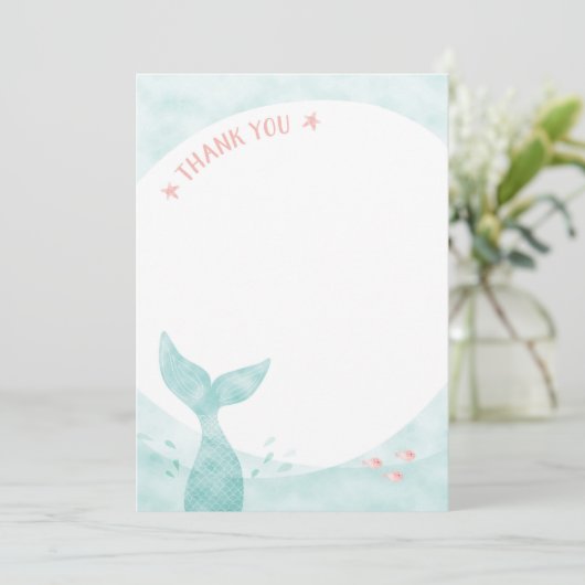 人魚の感謝カード 招待状 (スタンド正面)