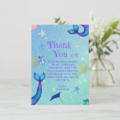 人魚の感謝カード | 海の下 サンキューカード (スタンド正面)