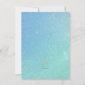 人魚の感謝カード | 海の下 サンキューカード (裏面)