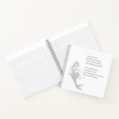 人魚の手帳「ビーチで人魚を見た」 ノートブック (内部)