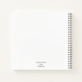 人魚の手帳「ビーチで人魚を見た」 ノートブック (裏面)