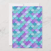 人魚の招待状（人魚の尾付き） 招待状 (裏面)