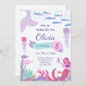 人魚の招待状, 人魚の誕生日招待 招待状 (正面/裏面)