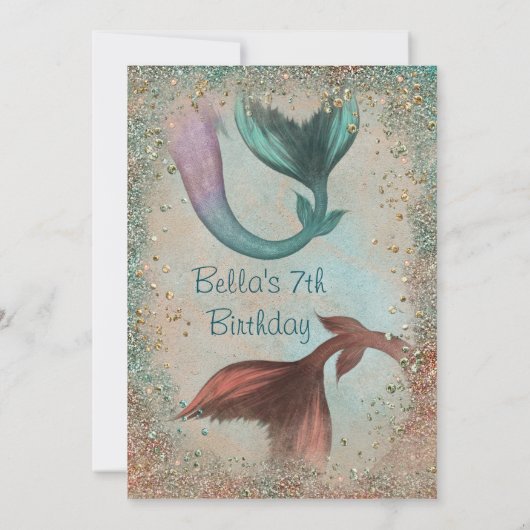 人魚の招待状 招待状 (裏面)