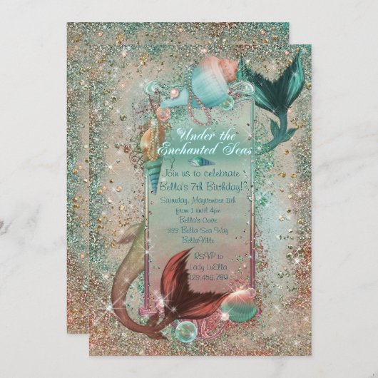 人魚の招待状 招待状 (正面/裏面)