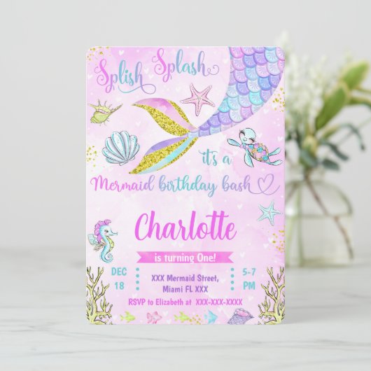 人魚の招待状 招待状 (スタンド正面)