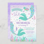 人魚の招待状, 海の下の少女の招待状 招待状 (正面/裏面)