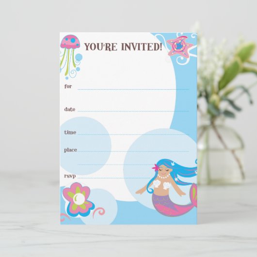 人魚の招待 招待状 (スタンド正面)