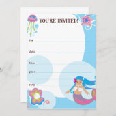 人魚の招待 招待状 (正面/裏面)