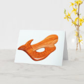 人魚の挨拶状 カード (黄色い花)