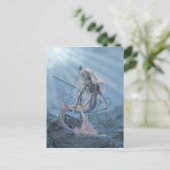 人魚の探検家の郵便はがき ポストカード (スタンド正面)