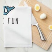 人魚の方がおもしろい キッチンタオル (四つ折り)