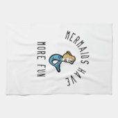 人魚の方がおもしろい キッチンタオル (横)