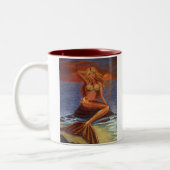 人魚の日没-マグ ツートーンマグカップ (左)