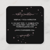 人魚の月の星 スクエア名刺 (裏面)